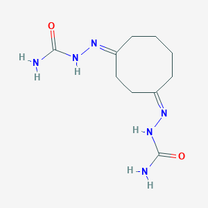 molecular formula C10H18N6O2 B296023 1,4-Cyclooctanedione disemicarbazone 