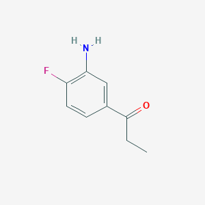 1-(3-Amino-4-fluorophenyl)propan-1-one