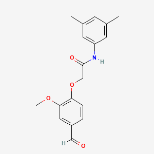 N-(3,5-Dimethylphenyl)-2-(4-formyl-2-methoxyphenoxy)acetamide