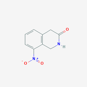 8-Nitro-1,2,3,4-tetrahydroisoquinolin-3-one