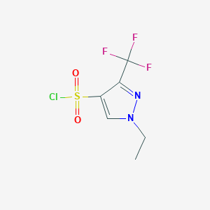 1-ethyl-3-(trifluoromethyl)-1H-pyrazole-4-sulfonyl chloride