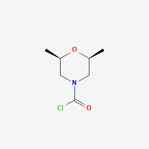 2,6-Dimethylmorpholine-4-carbonyl chloride, cis