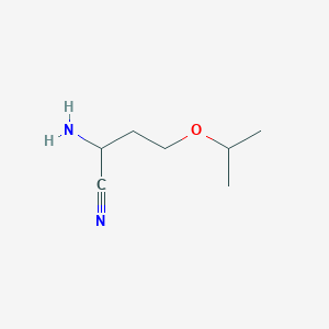 2-Amino-4-isopropoxybutanenitrile