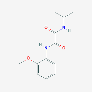 N-(2-methoxyphenyl)-N'-propan-2-yloxamide