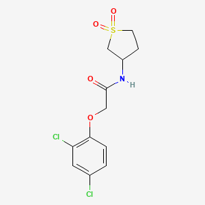 2-(2,4-dichlorophenoxy)-N-(1,1-dioxothiolan-3-yl)acetamide