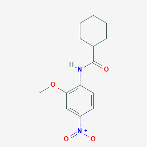 N-(2-methoxy-4-nitrophenyl)cyclohexanecarboxamide