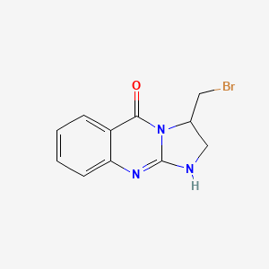 molecular formula C11H10BrN3O B2960437 3-(bromomethyl)-2,3-dihydroimidazo[2,1-b]quinazolin-5(1H)-one CAS No. 212143-51-6