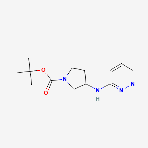 molecular formula C13H20N4O2 B2960453 Tert-butyl 3-(pyridazin-3-ylamino)pyrrolidine-1-carboxylate CAS No. 2034621-49-1