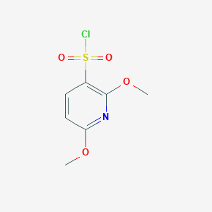 molecular formula C7H8ClNO4S B2960468 2,6-二甲氧基吡啶-3-磺酰氯 CAS No. 1895027-51-6