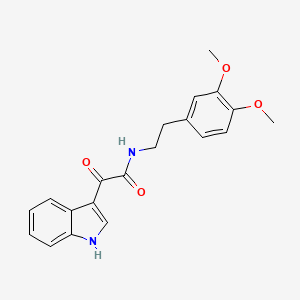 N-[2-(3,4-dimethoxyphenyl)ethyl]-2-(1H-indol-3-yl)-2-oxoacetamide