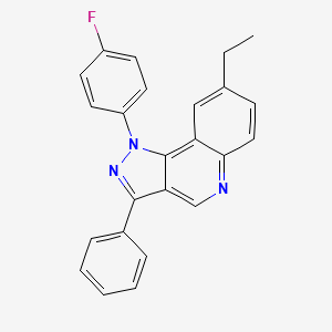 8-ethyl-1-(4-fluorophenyl)-3-phenyl-1H-pyrazolo[4,3-c]quinoline