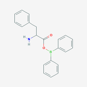 1-[(Diphenylboryl)oxy]-1-oxo-3-phenyl-2-propanamine
