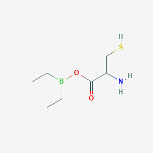 molecular formula C7H16BNO2S B296056 2-Amino-3-[(diethylboryl)oxy]-3-oxo-1-propanethiol 
