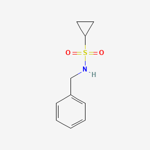 molecular formula C10H13NO2S B2960564 N-苄基环丙烷磺酰胺 CAS No. 1118689-57-8