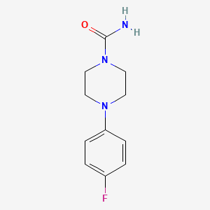 molecular formula C11H14FN3O B2960565 4-(4-Fluorophenyl)piperazine-1-carboxamide CAS No. 724455-68-9