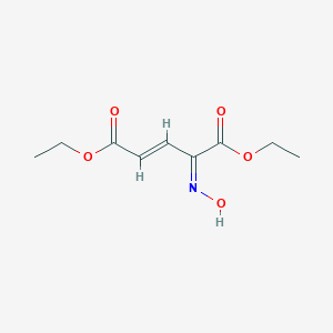 molecular formula C9H13NO5 B296059 Diethyl 4-(hydroxyimino)-2-pentenedioate 