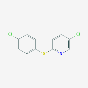 molecular formula C11H7Cl2NS B296062 4-Chlorophenyl 5-chloropyridin-2-yl sulfide 