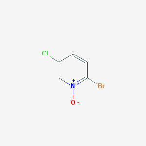 molecular formula C5H3BrClNO B296063 2-Bromo-5-chloropyridine 1-oxide 