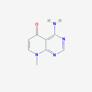 molecular formula C8H8N4O B2960666 4-Amino-8-methylpyrido[2,3-d]pyrimidin-5-one CAS No. 2247103-71-3