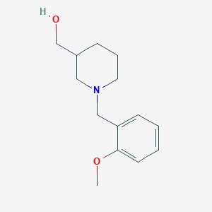 [1-[(2-Methoxyphenyl)methyl]piperidin-3-yl]methanol