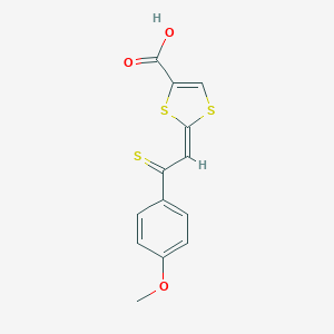 2-[2-(4-Methoxyphenyl)-2-thioxoethylidene]-1,3-dithiole-4-carboxylic acid