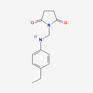 1-[(4-Ethylanilino)methyl]pyrrolidine-2,5-dione