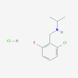 [(2-Chloro-6-fluorophenyl)methyl](propan-2-yl)amine hydrochloride