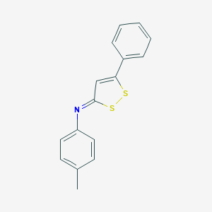 N-(4-methylphenyl)-N-(5-phenyl-3H-1,2-dithiol-3-ylidene)amine