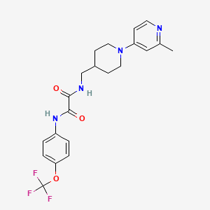 N1-((1-(2-methylpyridin-4-yl)piperidin-4-yl)methyl)-N2-(4-(trifluoromethoxy)phenyl)oxalamide