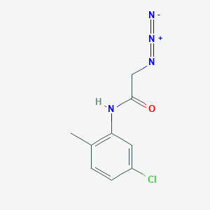 molecular formula C9H9ClN4O B2960891 2-azido-N-(5-chloro-2-methylphenyl)acetamide CAS No. 1248937-22-5
