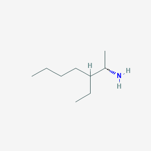 molecular formula C9H21N B2960912 (2S)-3-Ethylheptan-2-amine CAS No. 2248214-01-7