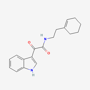 N-(2-(cyclohex-1-en-1-yl)ethyl)-2-(1H-indol-3-yl)-2-oxoacetamide
