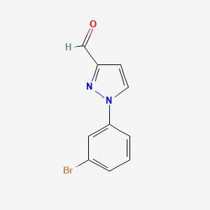 1-(3-Bromophenyl)pyrazole-3-carbaldehyde
