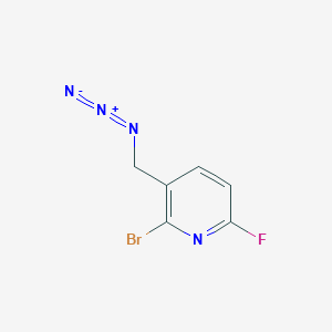 molecular formula C6H4BrFN4 B2960958 3-(Azidomethyl)-2-bromo-6-fluoropyridine CAS No. 2089518-72-7