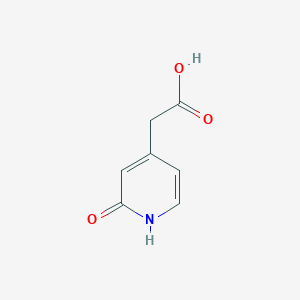 molecular formula C7H7NO3 B2960959 4-Pyridineacetic acid, 1,2-dihydro-2-oxo- CAS No. 860410-81-7