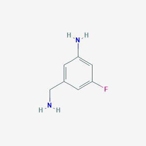 molecular formula C7H9FN2 B2960992 5-Amino-3-fluorobenzylamine CAS No. 1378822-67-3