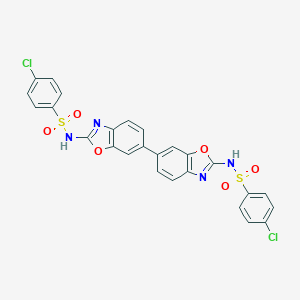 2,2'-Bis(4-chlorophenylsulfonylamino)-6,6'-bibenzoxazole