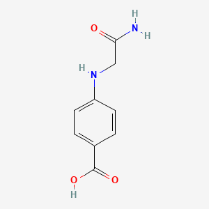 4-[(Carbamoylmethyl)amino]benzoic acid