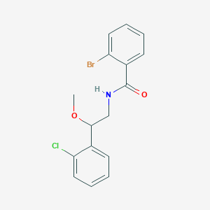 molecular formula C16H15BrClNO2 B2961068 2-bromo-N-(2-(2-chlorophenyl)-2-methoxyethyl)benzamide CAS No. 1788559-16-9