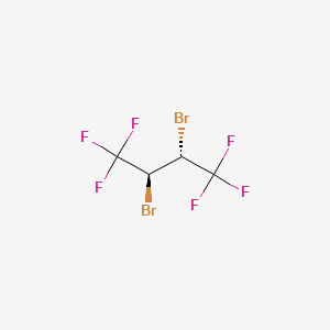 molecular formula C4H2Br2F6 B2961077 meso-2,3-Dibromo-1,1,1,4,4,4-hexafluorobutane CAS No. 1439904-16-1