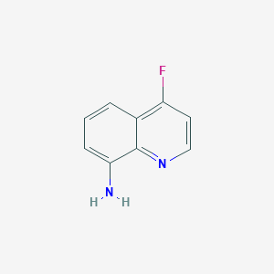 molecular formula C9H7FN2 B2961088 4-氟喹啉-8-胺 CAS No. 1416439-07-0