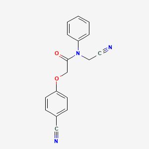 N-(cyanomethyl)-2-(4-cyanophenoxy)-N-phenylacetamide
