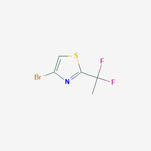 4-Bromo-2-(1,1-difluoroethyl)-1,3-thiazole