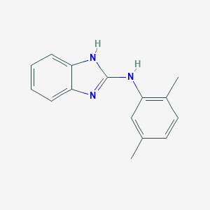 molecular formula C15H15N3 B296119 N-(1H-benzimidazol-2-yl)-N-(2,5-dimethylphenyl)amine 