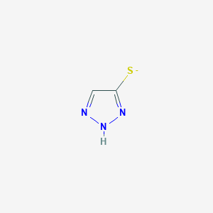 molecular formula C2H2N3S- B296123 1H-1,2,3-triazole-5-thiolate 