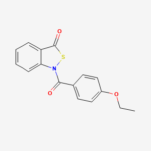 1-(4-ethoxybenzoyl)benzo[c]isothiazol-3(1H)-one