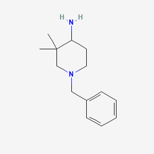 1-Benzyl-3,3-dimethylpiperidin-4-amine