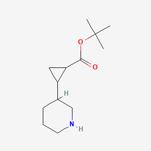 Tert-butyl 2-piperidin-3-ylcyclopropane-1-carboxylate