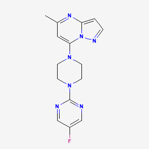 7-[4-(5-Fluoropyrimidin-2-yl)piperazin-1-yl]-5-methylpyrazolo[1,5-a]pyrimidine
