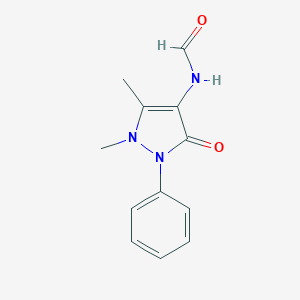 molecular formula C12H13N3O2 B029614 4-甲酰氨基安替比林 CAS No. 1672-58-8